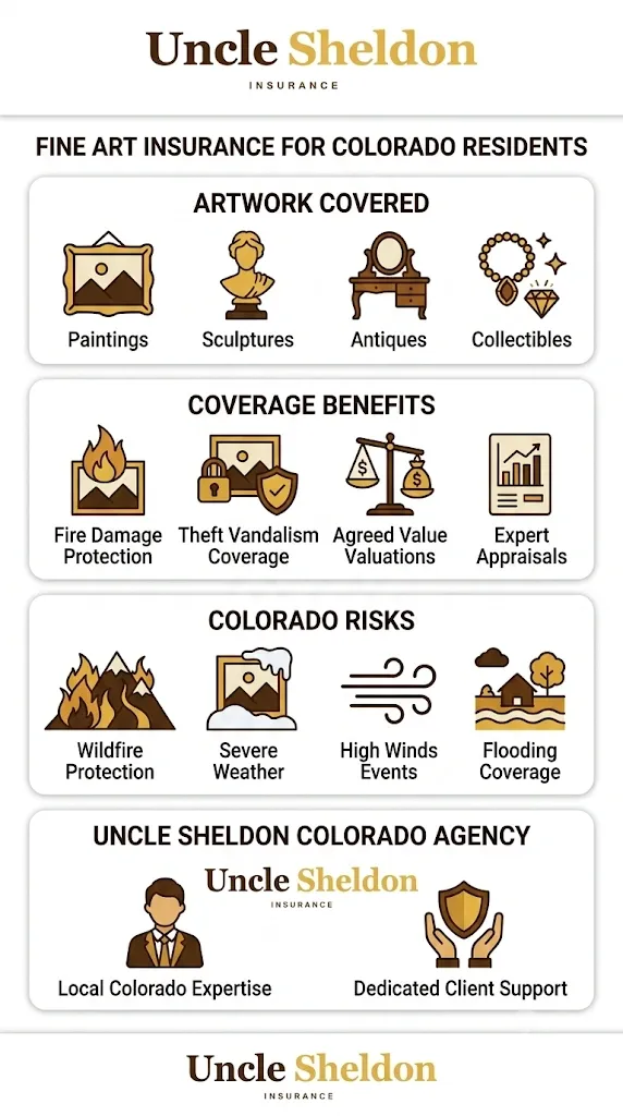 Fine art insurance considerations for Colorado collectors and mountain residence risks