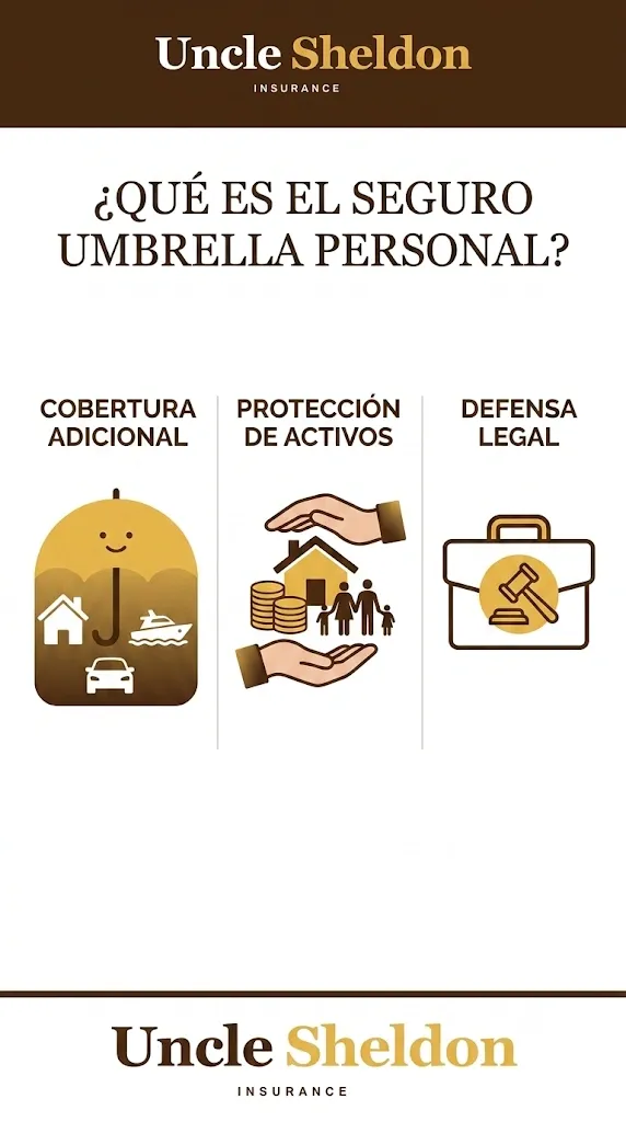 Cómo el seguro paraguas personal añade cobertura encima de las pólizas de auto y hogar