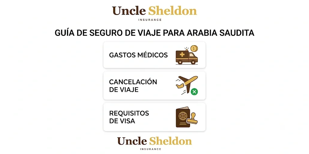 Coberturas esenciales de seguro de viaje para distintas ciudades de Arabia Saudita