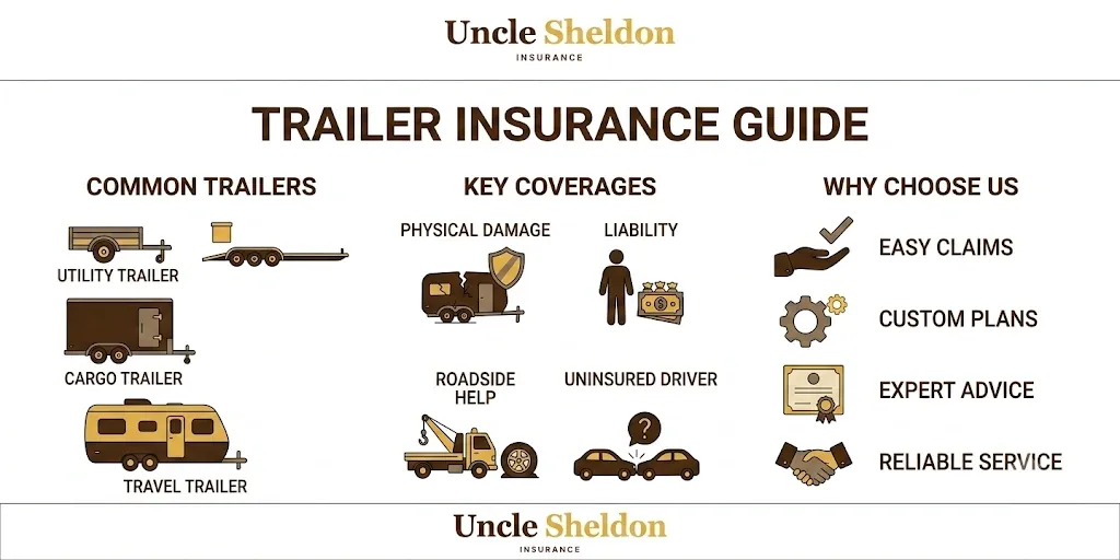 Commercial versus personal trailer insurance and key factors affecting coverage and cost